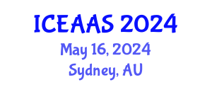 International Conference on Economic and Administrative Sciences (ICEAAS) May 16, 2024 - Sydney, Australia