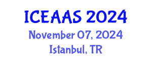 International Conference on Economic and Administrative Sciences (ICEAAS) November 07, 2024 - Istanbul, Turkey