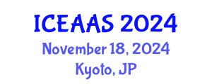 International Conference on Economic and Administrative Sciences (ICEAAS) November 18, 2024 - Kyoto, Japan