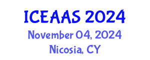 International Conference on Economic and Administrative Sciences (ICEAAS) November 04, 2024 - Nicosia, Cyprus