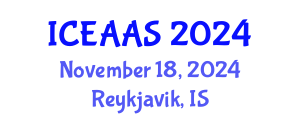 International Conference on Economic and Administrative Sciences (ICEAAS) November 18, 2024 - Reykjavik, Iceland