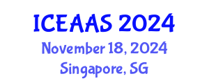 International Conference on Economic and Administrative Sciences (ICEAAS) November 18, 2024 - Singapore, Singapore