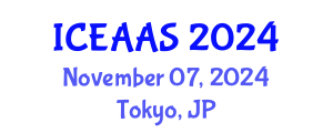 International Conference on Economic and Administrative Sciences (ICEAAS) November 07, 2024 - Tokyo, Japan