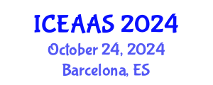 International Conference on Economic and Administrative Sciences (ICEAAS) October 24, 2024 - Barcelona, Spain