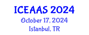 International Conference on Economic and Administrative Sciences (ICEAAS) October 17, 2024 - Istanbul, Turkey