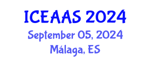 International Conference on Economic and Administrative Sciences (ICEAAS) September 05, 2024 - Málaga, Spain