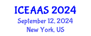 International Conference on Economic and Administrative Sciences (ICEAAS) September 12, 2024 - New York, United States