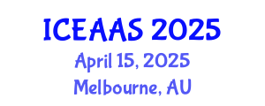 International Conference on Economic and Administrative Sciences (ICEAAS) April 15, 2025 - Melbourne, Australia