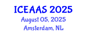 International Conference on Economic and Administrative Sciences (ICEAAS) August 05, 2025 - Amsterdam, Netherlands