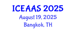 International Conference on Economic and Administrative Sciences (ICEAAS) August 19, 2025 - Bangkok, Thailand