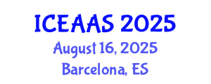 International Conference on Economic and Administrative Sciences (ICEAAS) August 16, 2025 - Barcelona, Spain
