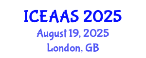 International Conference on Economic and Administrative Sciences (ICEAAS) August 19, 2025 - London, United Kingdom
