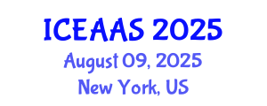 International Conference on Economic and Administrative Sciences (ICEAAS) August 09, 2025 - New York, United States