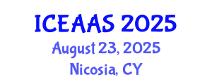International Conference on Economic and Administrative Sciences (ICEAAS) August 23, 2025 - Nicosia, Cyprus