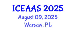 International Conference on Economic and Administrative Sciences (ICEAAS) August 09, 2025 - Warsaw, Poland