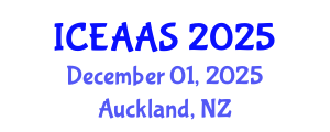 International Conference on Economic and Administrative Sciences (ICEAAS) December 01, 2025 - Auckland, New Zealand