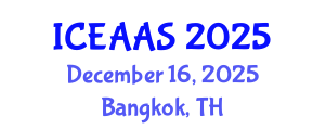 International Conference on Economic and Administrative Sciences (ICEAAS) December 16, 2025 - Bangkok, Thailand