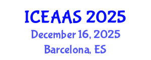 International Conference on Economic and Administrative Sciences (ICEAAS) December 16, 2025 - Barcelona, Spain