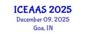 International Conference on Economic and Administrative Sciences (ICEAAS) December 09, 2025 - Goa, India