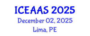 International Conference on Economic and Administrative Sciences (ICEAAS) December 02, 2025 - Lima, Peru