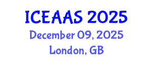 International Conference on Economic and Administrative Sciences (ICEAAS) December 09, 2025 - London, United Kingdom