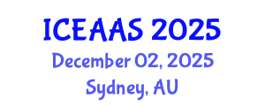 International Conference on Economic and Administrative Sciences (ICEAAS) December 02, 2025 - Sydney, Australia