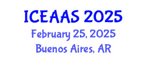 International Conference on Economic and Administrative Sciences (ICEAAS) February 25, 2025 - Buenos Aires, Argentina