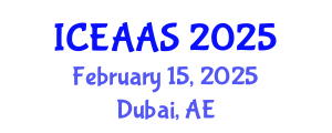 International Conference on Economic and Administrative Sciences (ICEAAS) February 15, 2025 - Dubai, United Arab Emirates
