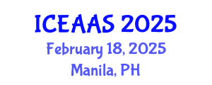 International Conference on Economic and Administrative Sciences (ICEAAS) February 18, 2025 - Manila, Philippines