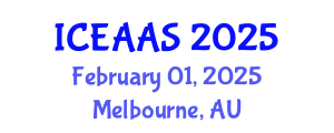 International Conference on Economic and Administrative Sciences (ICEAAS) February 01, 2025 - Melbourne, Australia