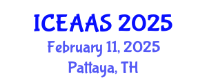 International Conference on Economic and Administrative Sciences (ICEAAS) February 11, 2025 - Pattaya, Thailand