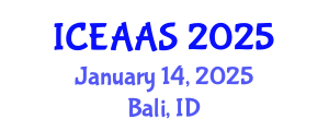 International Conference on Economic and Administrative Sciences (ICEAAS) January 14, 2025 - Bali, Indonesia