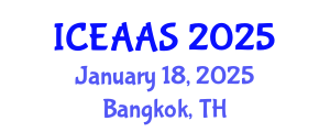 International Conference on Economic and Administrative Sciences (ICEAAS) January 18, 2025 - Bangkok, Thailand