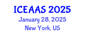 International Conference on Economic and Administrative Sciences (ICEAAS) January 28, 2025 - New York, United States