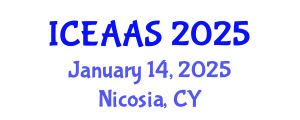 International Conference on Economic and Administrative Sciences (ICEAAS) January 14, 2025 - Nicosia, Cyprus