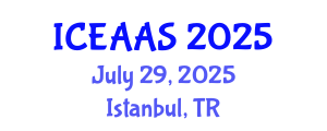 International Conference on Economic and Administrative Sciences (ICEAAS) July 29, 2025 - Istanbul, Turkey
