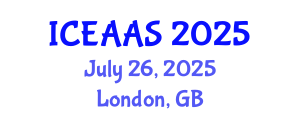 International Conference on Economic and Administrative Sciences (ICEAAS) July 26, 2025 - London, United Kingdom