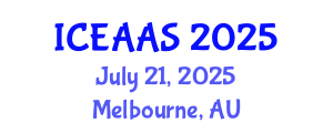 International Conference on Economic and Administrative Sciences (ICEAAS) July 21, 2025 - Melbourne, Australia