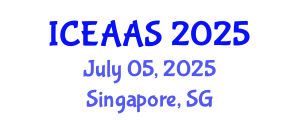 International Conference on Economic and Administrative Sciences (ICEAAS) July 05, 2025 - Singapore, Singapore