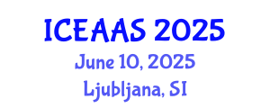 International Conference on Economic and Administrative Sciences (ICEAAS) June 10, 2025 - Ljubljana, Slovenia