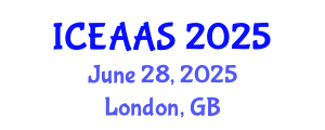 International Conference on Economic and Administrative Sciences (ICEAAS) June 28, 2025 - London, United Kingdom