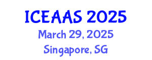 International Conference on Economic and Administrative Sciences (ICEAAS) March 29, 2025 - Singapore, Singapore