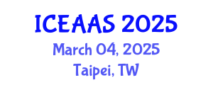 International Conference on Economic and Administrative Sciences (ICEAAS) March 04, 2025 - Taipei, Taiwan