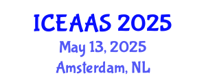 International Conference on Economic and Administrative Sciences (ICEAAS) May 13, 2025 - Amsterdam, Netherlands