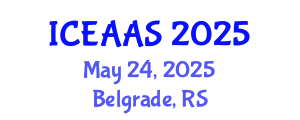 International Conference on Economic and Administrative Sciences (ICEAAS) May 24, 2025 - Belgrade, Serbia