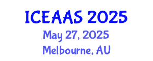 International Conference on Economic and Administrative Sciences (ICEAAS) May 27, 2025 - Melbourne, Australia