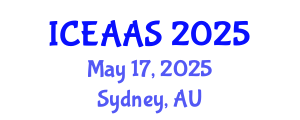 International Conference on Economic and Administrative Sciences (ICEAAS) May 17, 2025 - Sydney, Australia