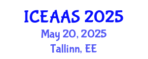 International Conference on Economic and Administrative Sciences (ICEAAS) May 20, 2025 - Tallinn, Estonia