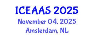 International Conference on Economic and Administrative Sciences (ICEAAS) November 04, 2025 - Amsterdam, Netherlands