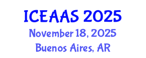 International Conference on Economic and Administrative Sciences (ICEAAS) November 18, 2025 - Buenos Aires, Argentina
